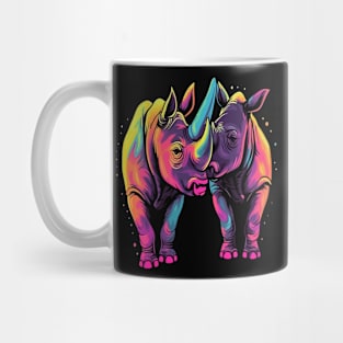 Rhinoceros Valentine Day Mug